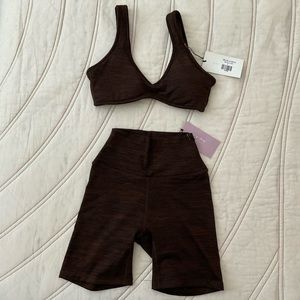 Crop Shop Boutique Espresso Marl Set